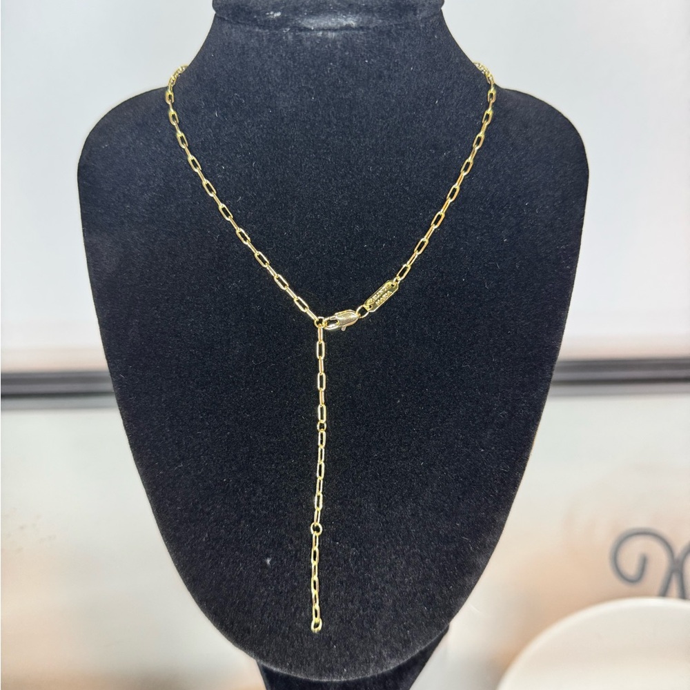 NWT Melinda Maria Drop of Perfection Gold/White Diamondettes - Picture 5 of 5